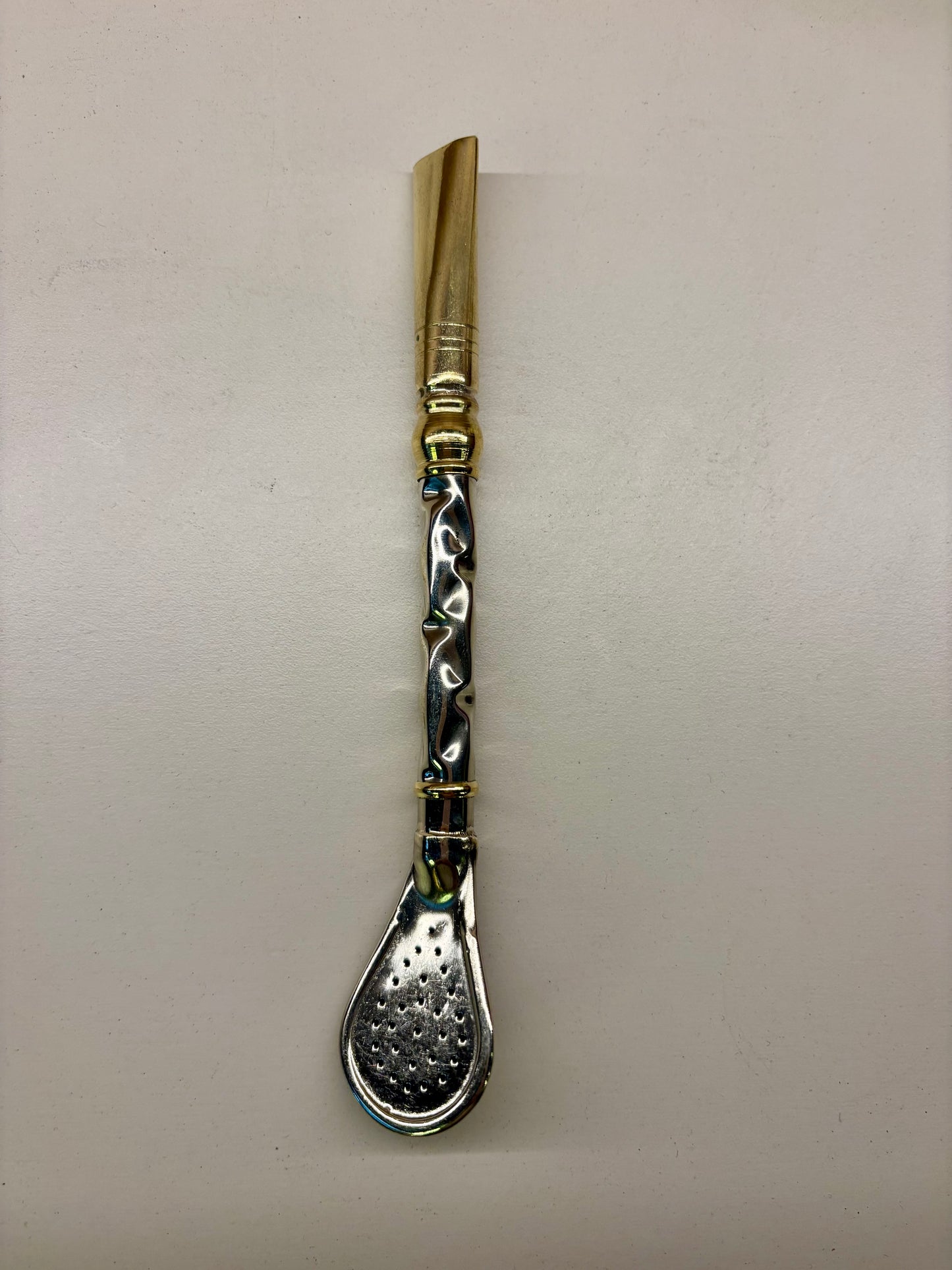 URUGUAY - Bombillón pico de rey Trenzado Alpaca y Bronce PREVENTA