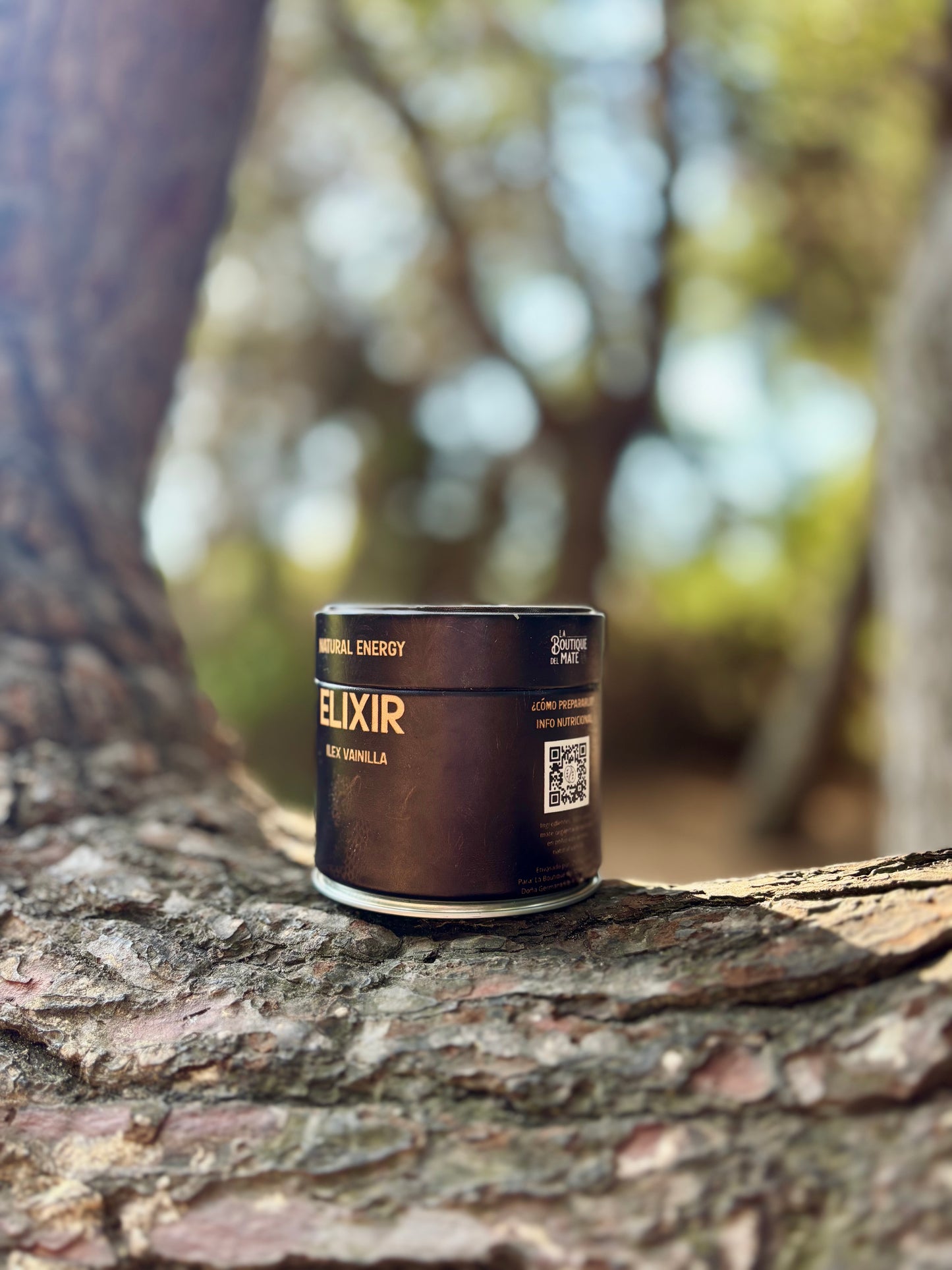 Elixir Ilex Vainilla – Yerba Mate Orgánica en Polvo con Aroma Natural de Vainilla (100 g)