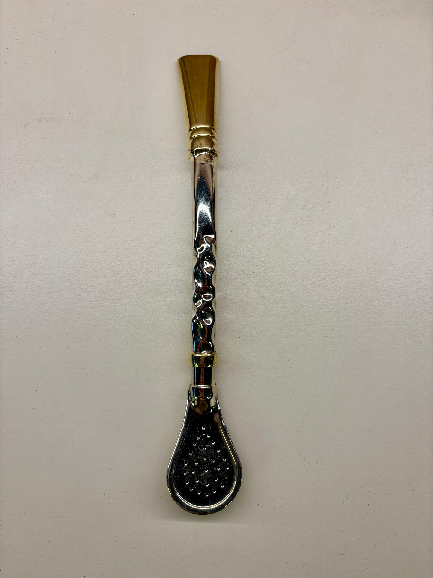 ARGENTINA - Bombillón Trenzado Alpaca y Bronce PREVENTA