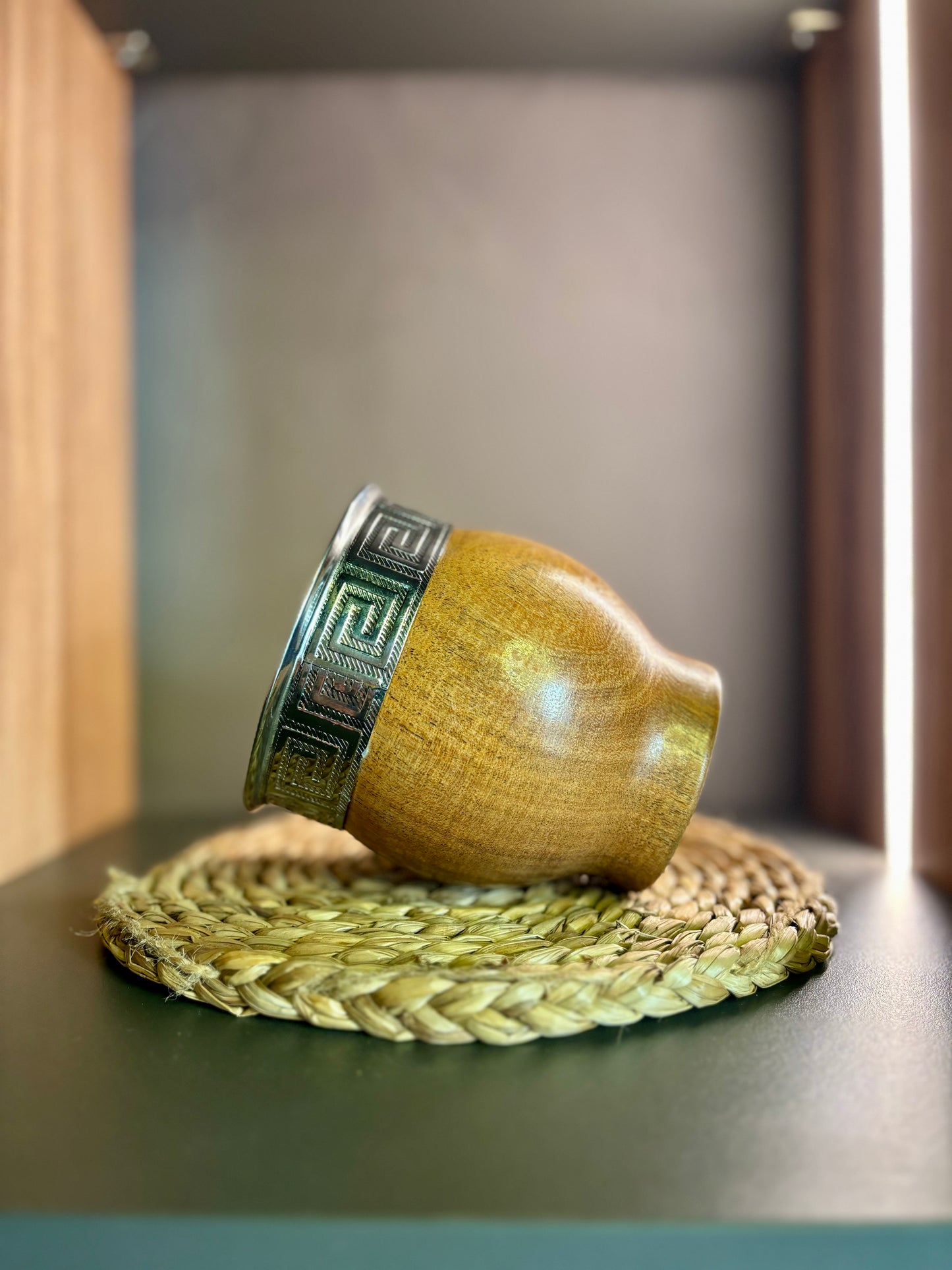 TILCARA - Mate Imperial Algarrobo Alpaca PREVENTA