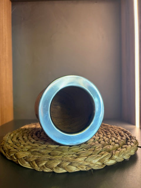 ALUMINÉ - Mate camionero algarrobo y acero inoxidable