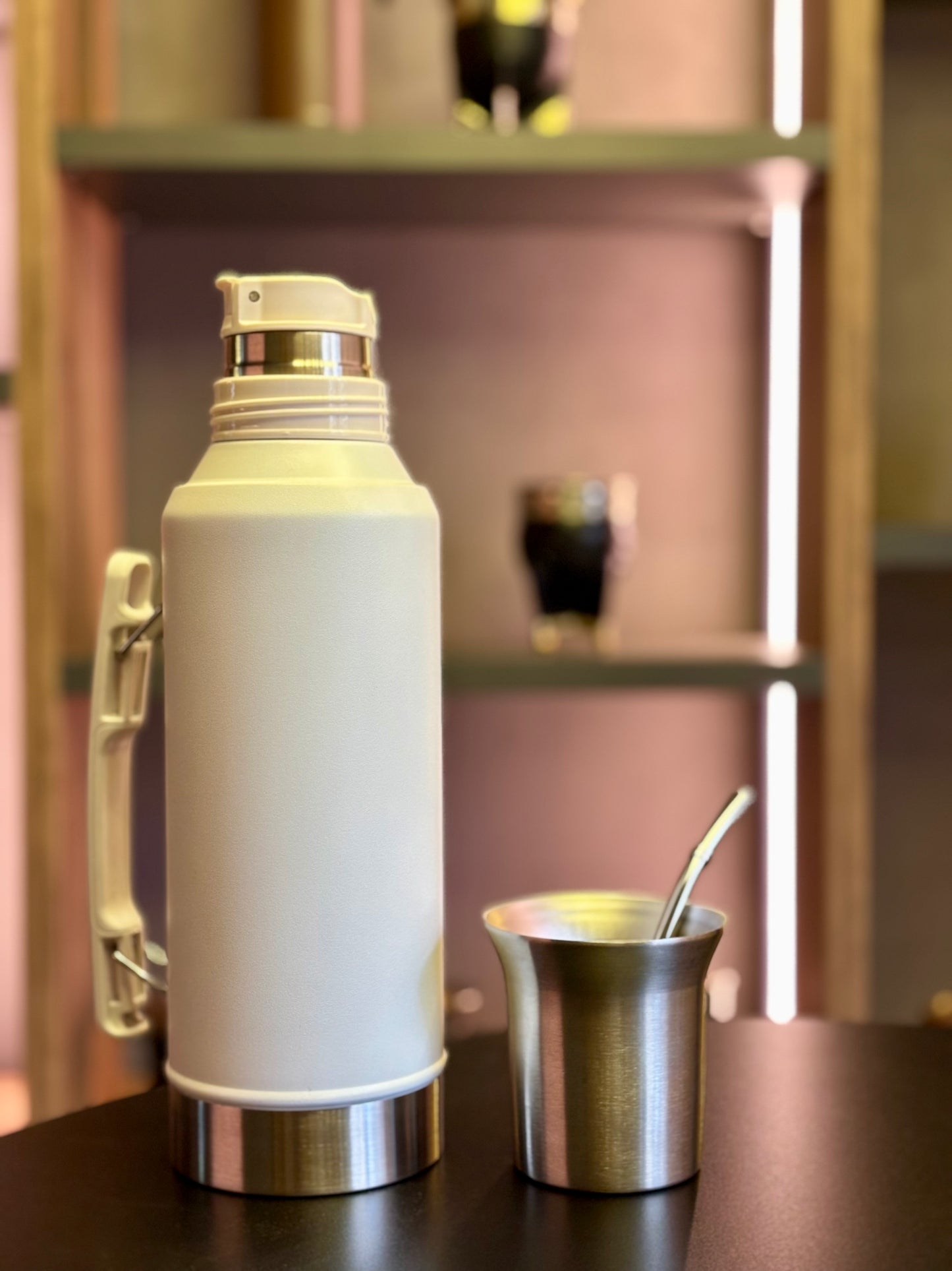 Termo Mate System 1.2L – Acero Inoxidable, Doble Pared, Aislación al Vacío