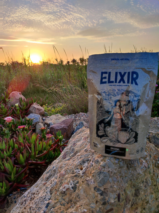 Elixir yerba mate orgánica. Sabor original, suave y delicado.