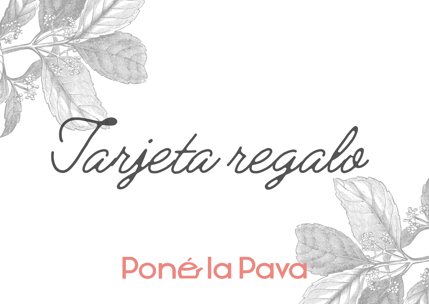 Tarjeta regalo