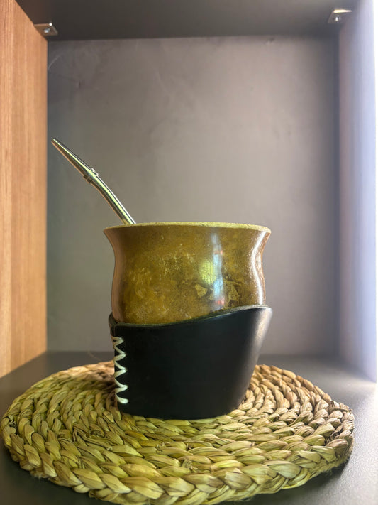 CUESTA BLANCA - Calabaza Natural con base cuero
