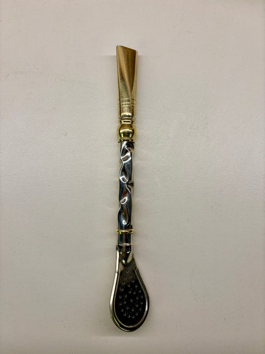 URUGUAY - Bombillón pico de rey Trenzado Alpaca y Bronce