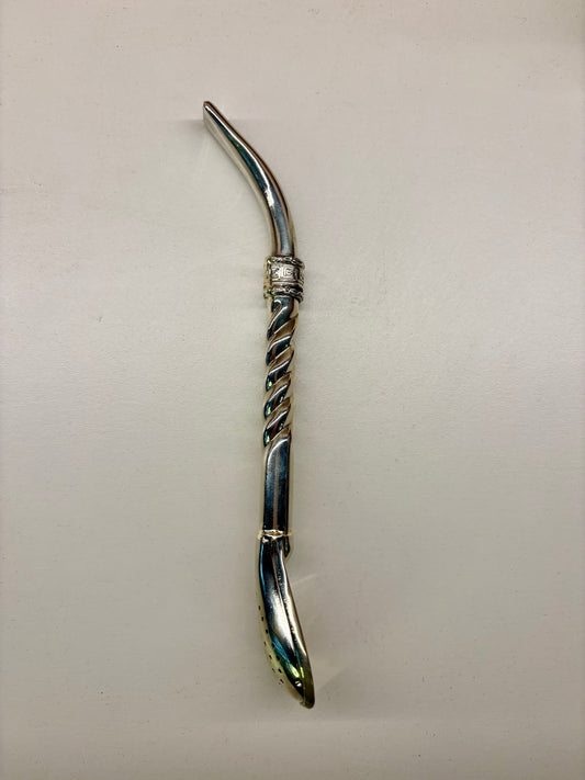 ALUMINE - Bombillón Curvo Trenzado Alpaca