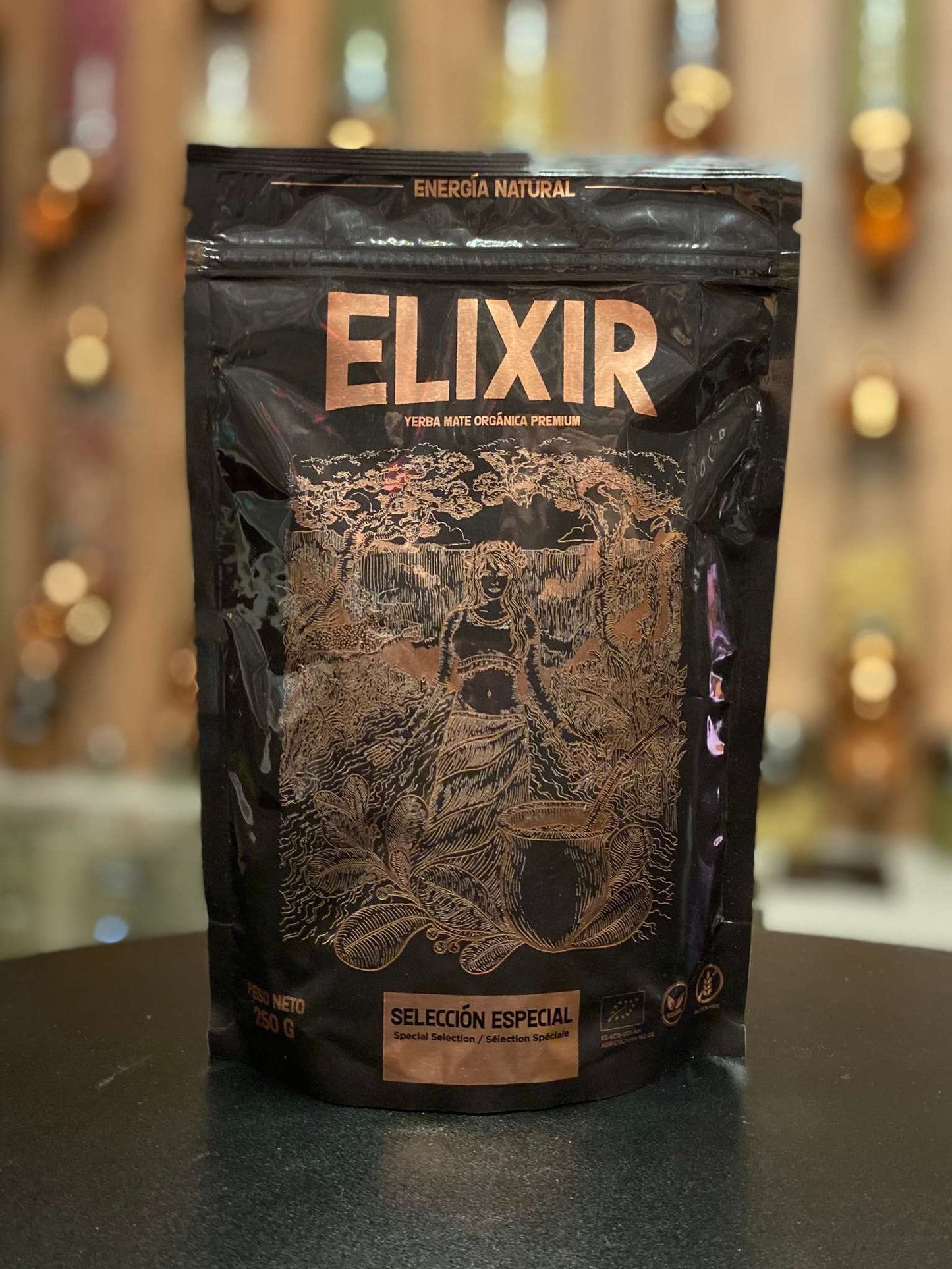 Elixir yerba mate orgánica. Selección especial sabor amaderado