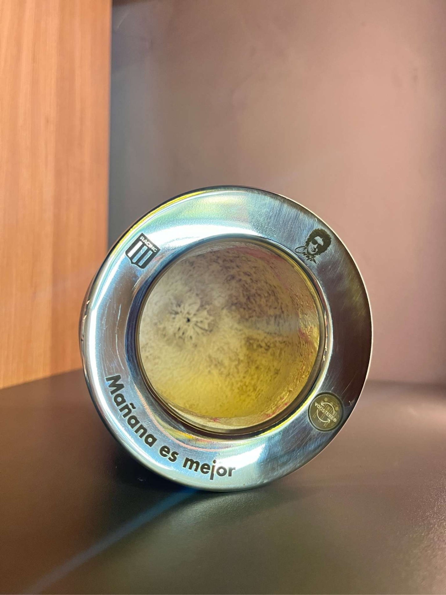 Grabado Laser sobre Virola Mate Imperial / Mate Camionero Inox - personalizado VIROLA COMPLETA no incluye el mate