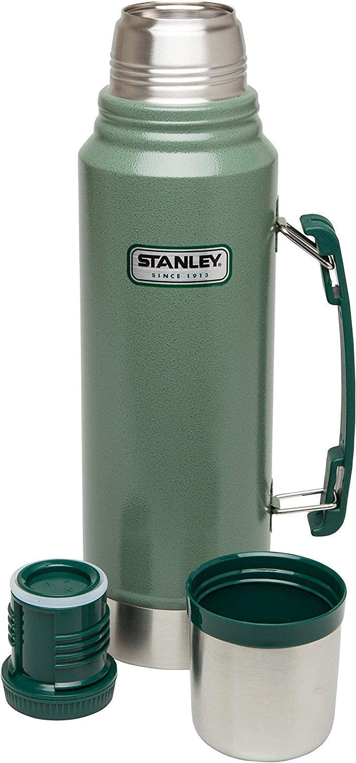 Termo Stanley 1L - Adventure Vacumm Bottle (Verde/ Blanco) - La Boutique  del Mate