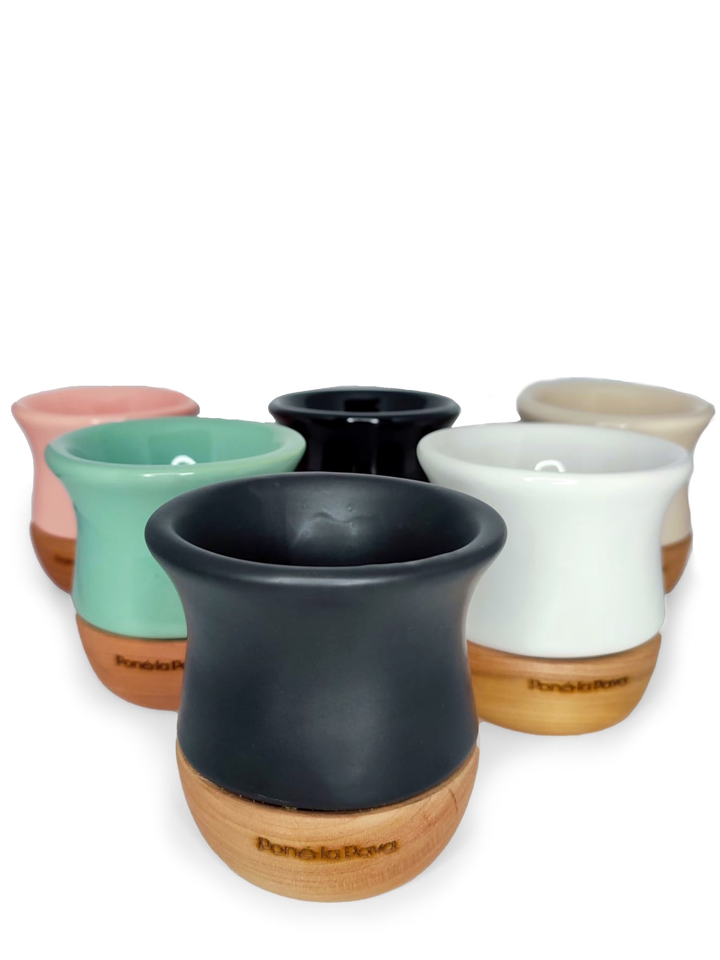 Siena - Mate de ceramica Negro Mate