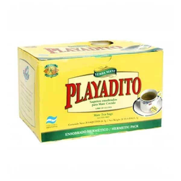 Mate cocido Playadito - 20 saquitos - Poné la pava 