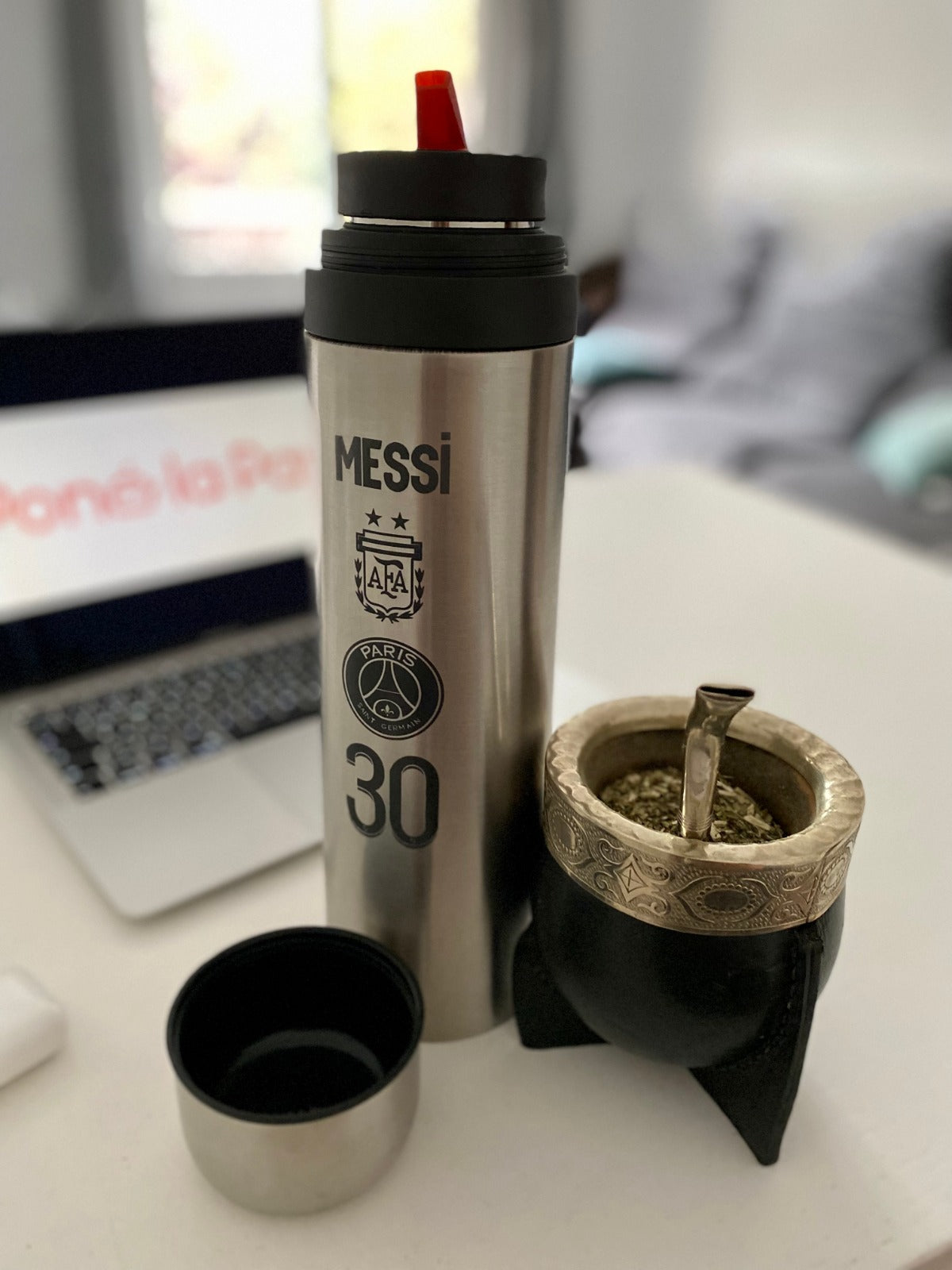 Grabado Laser personalizado para TERMOS (no incluye termo) - Poné la pava 