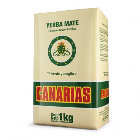Yerba mate Canarias Té Verde y Jengibre 1 kg